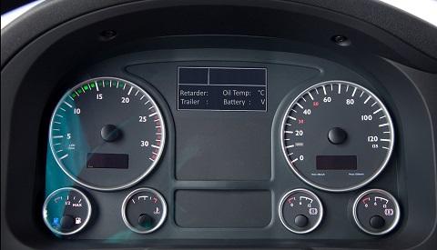 MAN TGX Dashboard / MPH